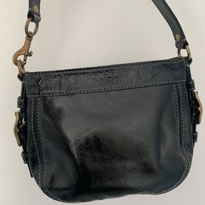 Coach Purse | Black Leather Mini Zoe Hobo Bag